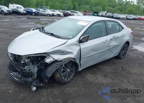 2015 Toyota Corolla S Plus из США, поврежденный, VIN 2T1BURHE1FC313963